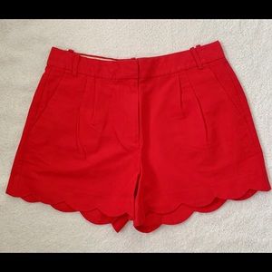 JCrew Scalloped Shorts